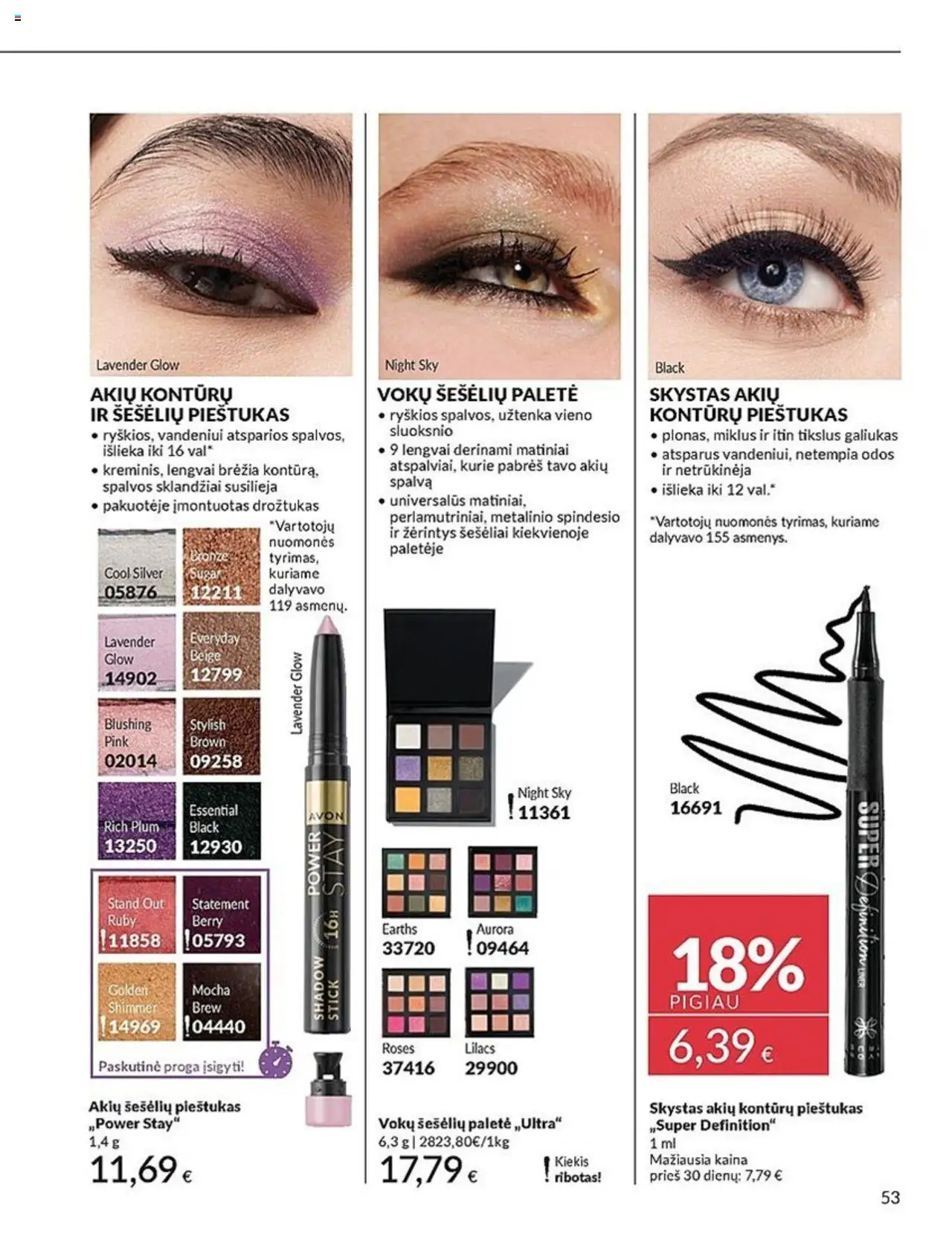 AVON leidinys│galioja nuo 01.07.2025 | Puslapis: 53 | Prekių: Drožtukas