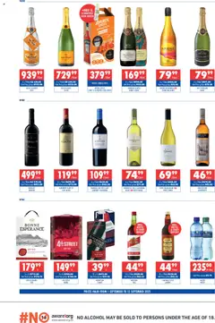 New Ultra Liquors catalogue – valid from 01.09.2025 | Page: 3 | Products: Crate, Wine, Water