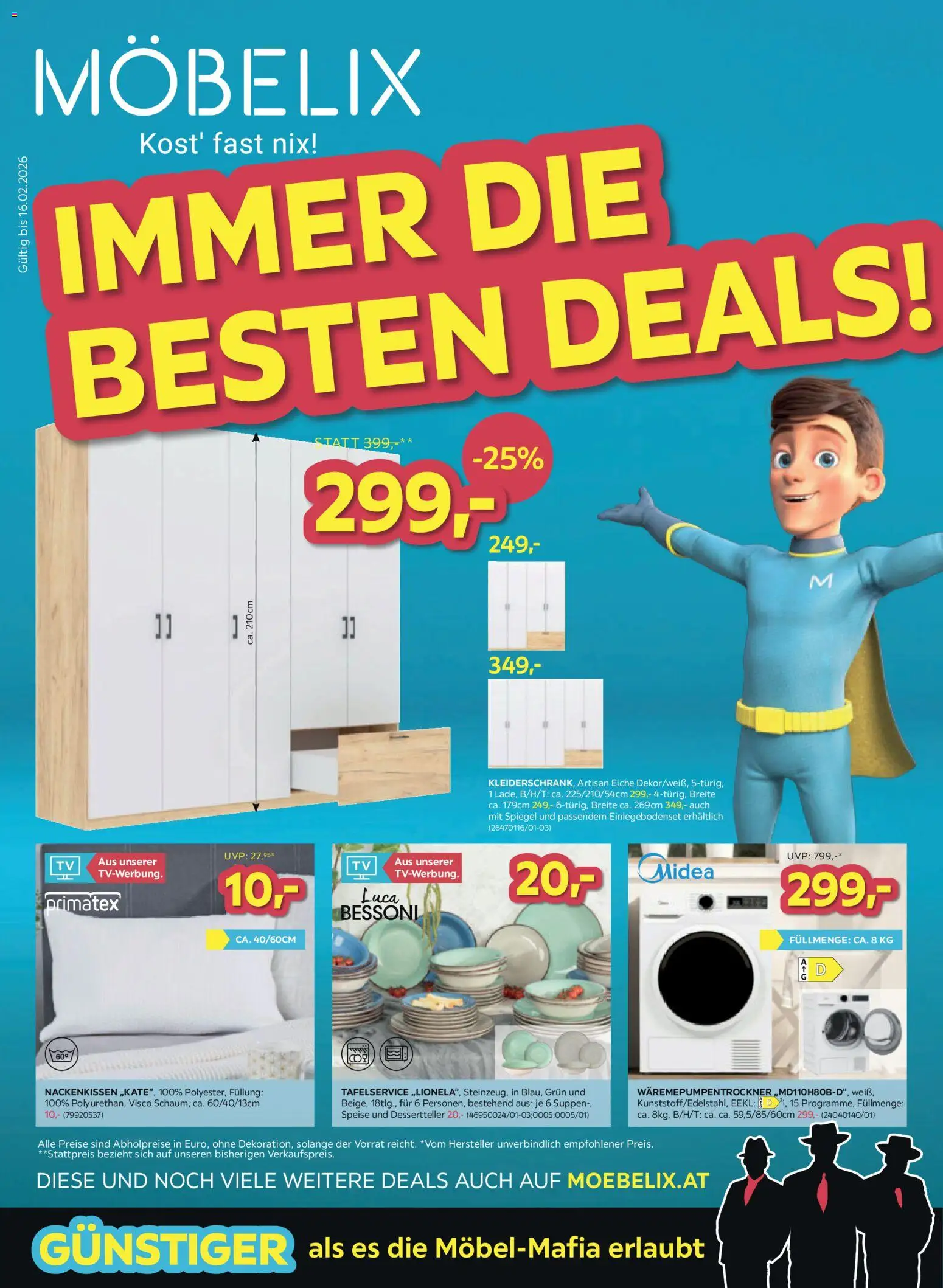 Möbelix Angebote gültig ab 09.02.2026 | Seite: 1