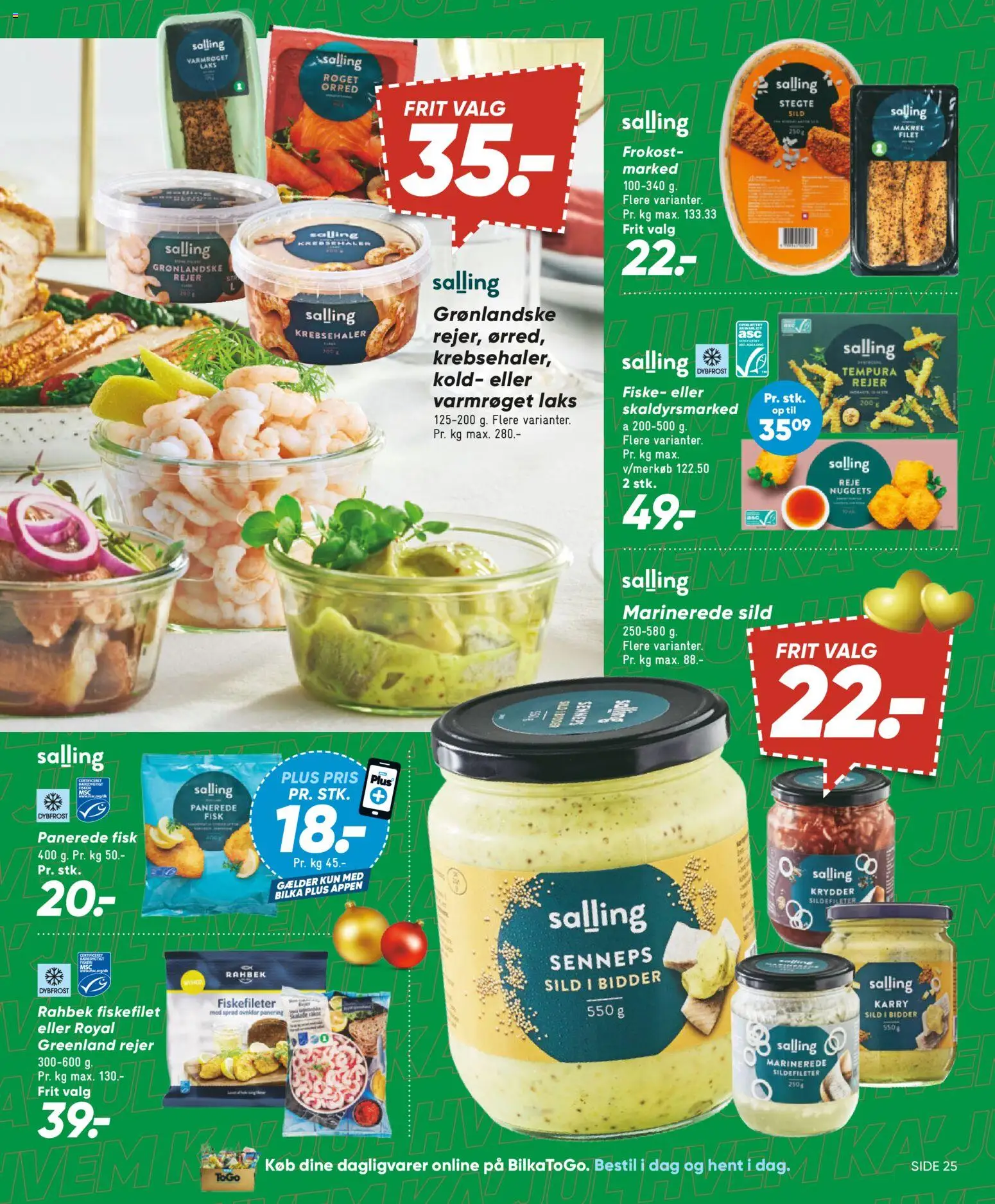 Bilka tilbudsavis – gyldig fra 05.12.2025 | Side: 29 | Produkter: Fisk, Nuggets, Sild, Rejer