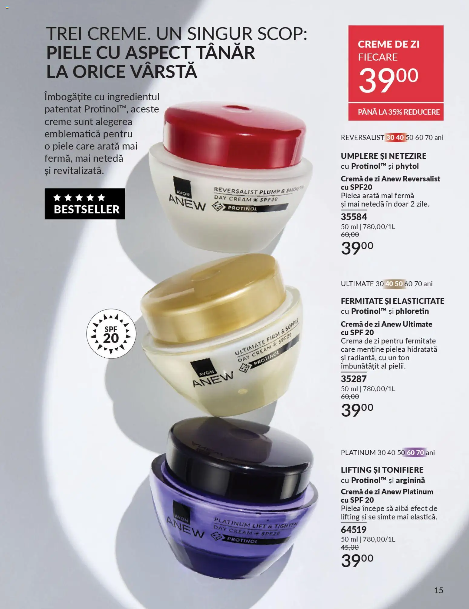Noul catalog Avon – valabil de la 01.04.2026 | Pagină: 17 | Produse: Cremă de zi, Cremă