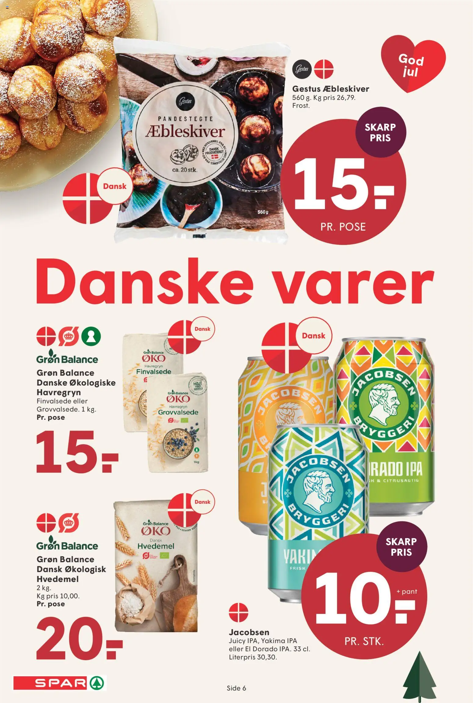Spar tilbudsavis – gyldig fra 07.11.2025 | Side: 6 | Produkter: Hvedemel, Havregryn