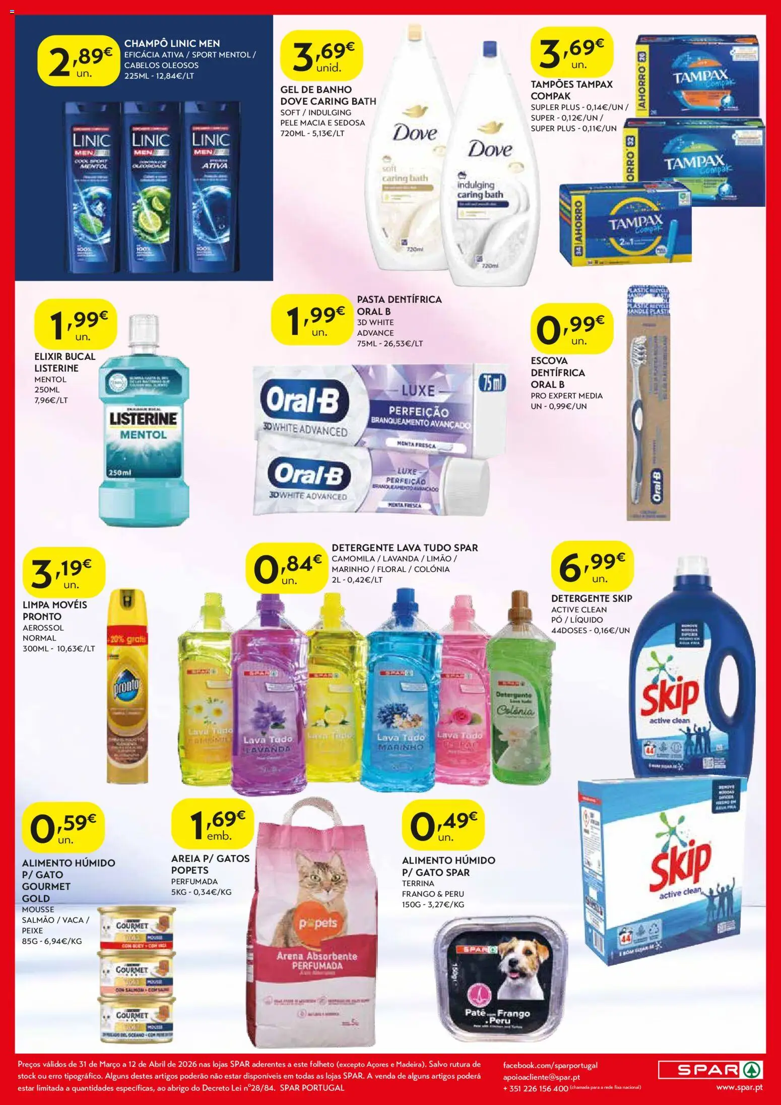 Spar - folheto | 31/03/2026 |  🎉 Como obter um desconto limitado? Poupe ainda hoje! | Portugal