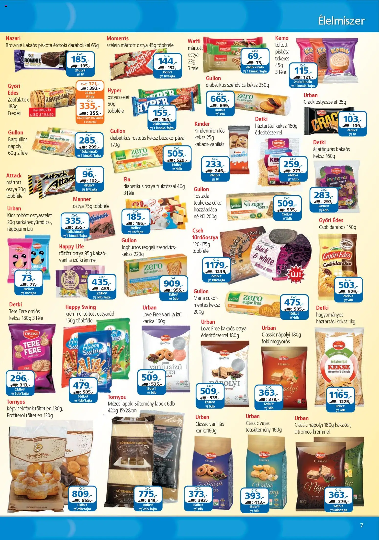 ÁRKLUB akciós ujság - amely érvényes a következő dátumtól: 01.11.2025 | Oldal: 7 | Termékek: Rágógumi, Szendvics, Tea, Nápolyi