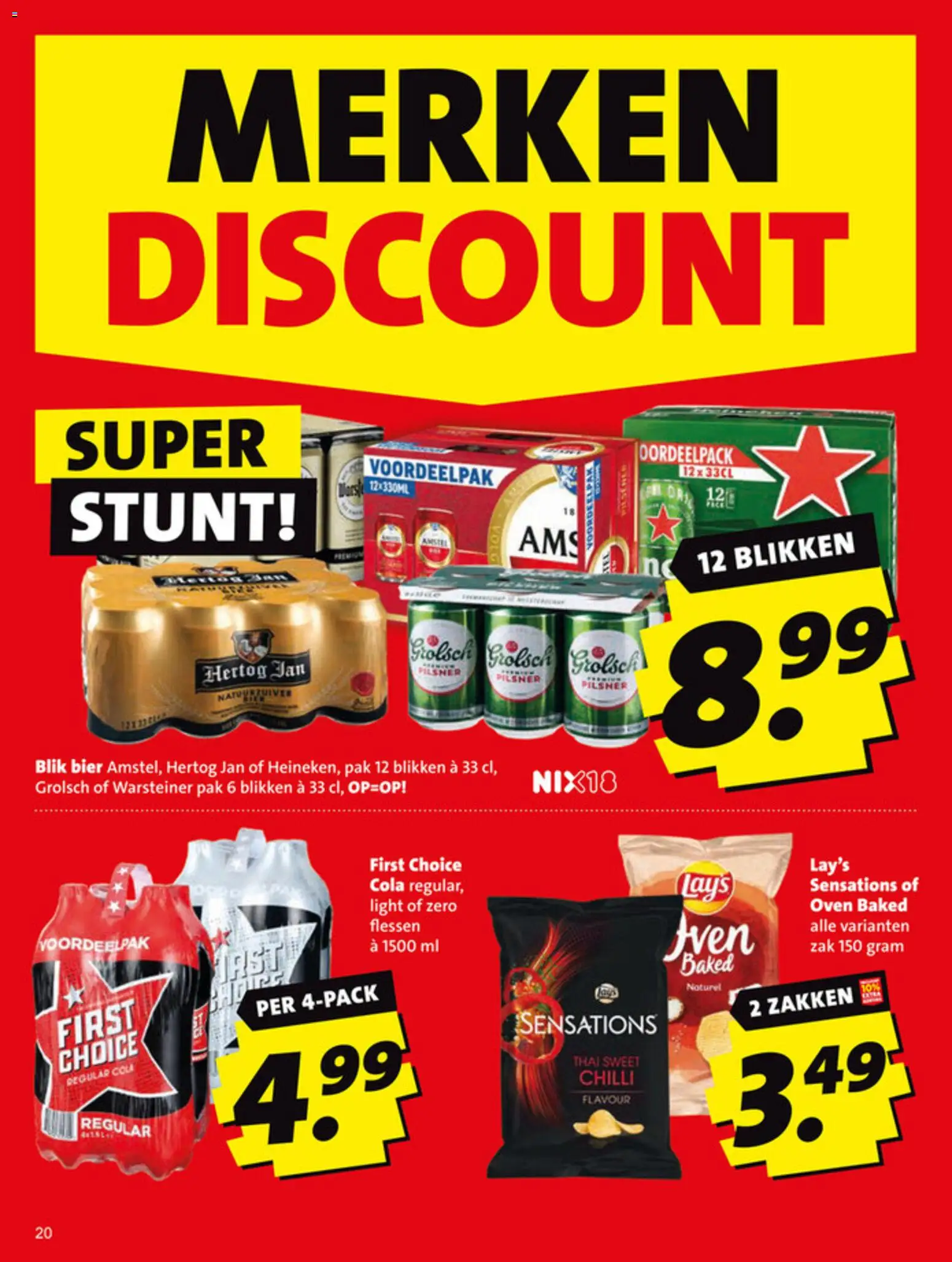 {H1} | Pagina: 20 | Producten: Bier, Zak, Oven