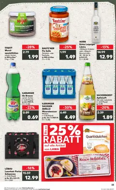 BAUTZ'NER Fix Soße, Tomaten- oder Senfsoße je 400-ml-Glas ab 19.10.2025 gültig | Seite: 33