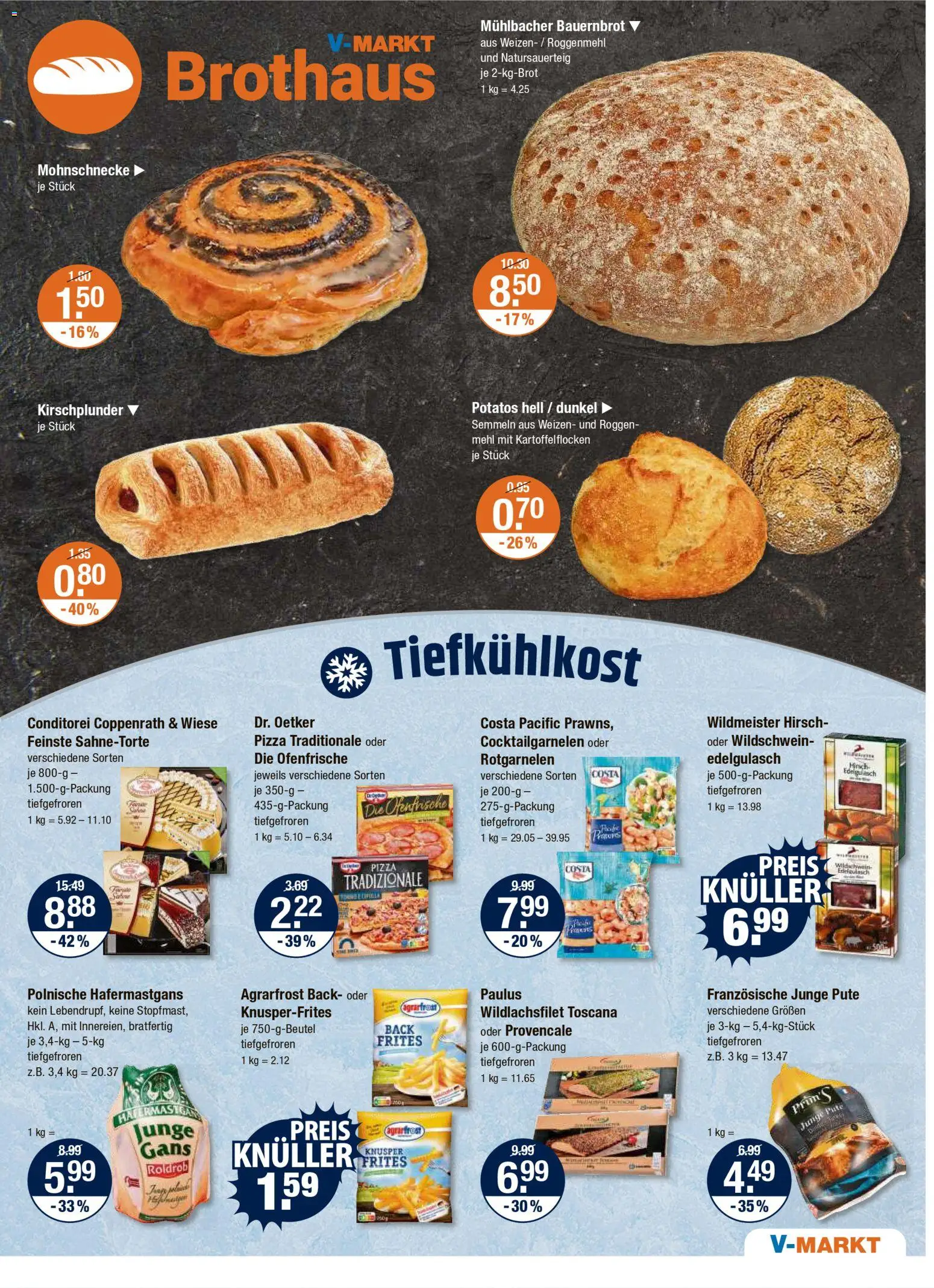 V-Markt - Hallertau / Oberpfalz – gültig ab 18.12.2025 | Seite: 5 | Produkte: Pute, Mehl, Ofenfrische, Pizza