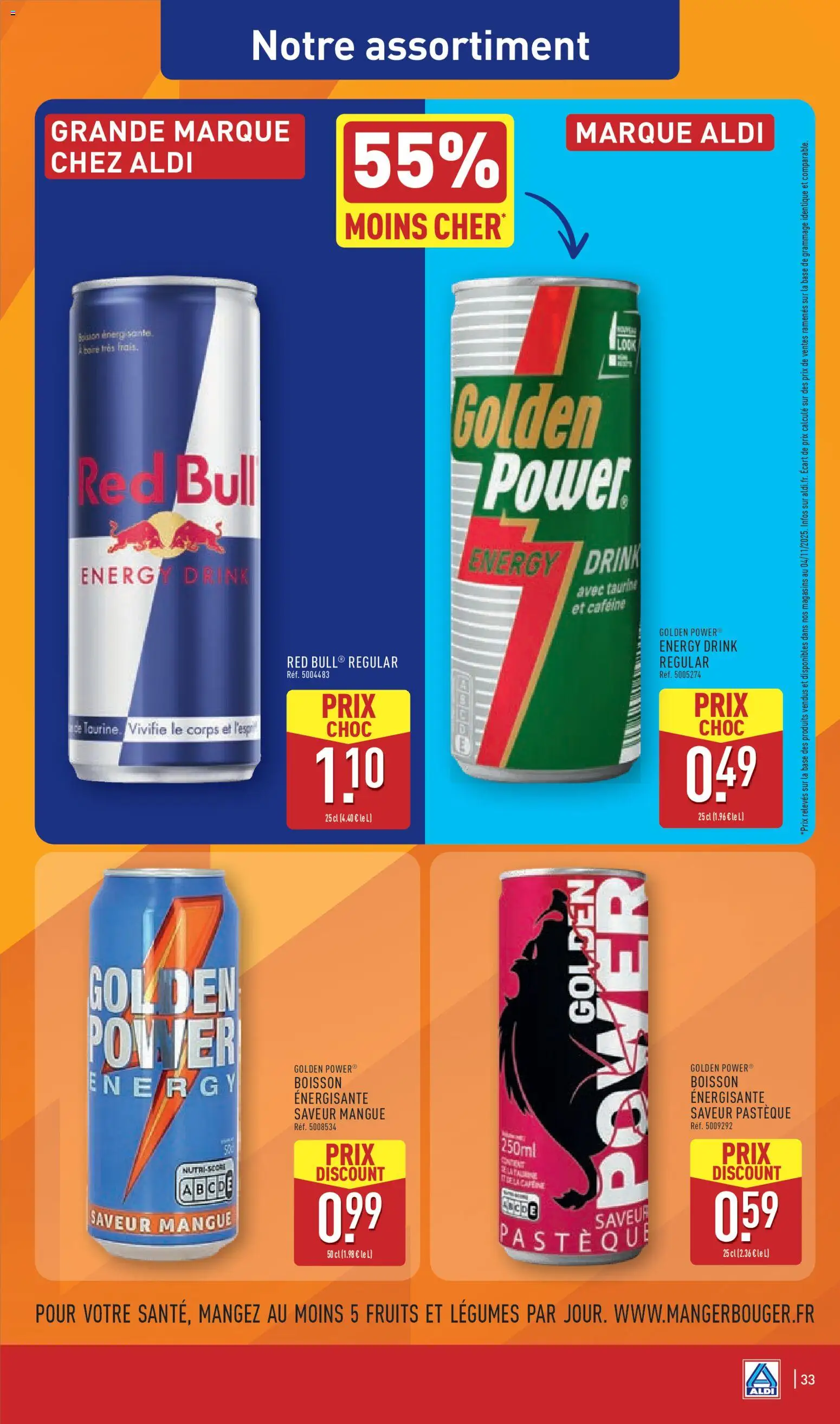 {H1} | Page: 35 | Produits: Mangue, Pastèque, Base, Red bull