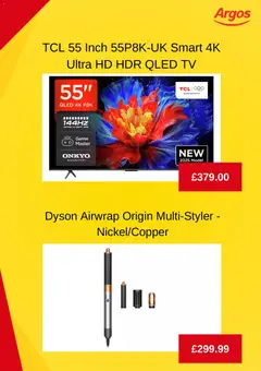 Preview of Argos - Weekly offers valid from 03.03.2026 | Page: 3 | Products: TV