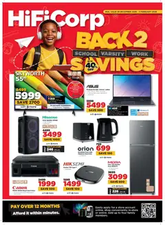 HiFi Corp specials catalogue – valid from 29.12.2025