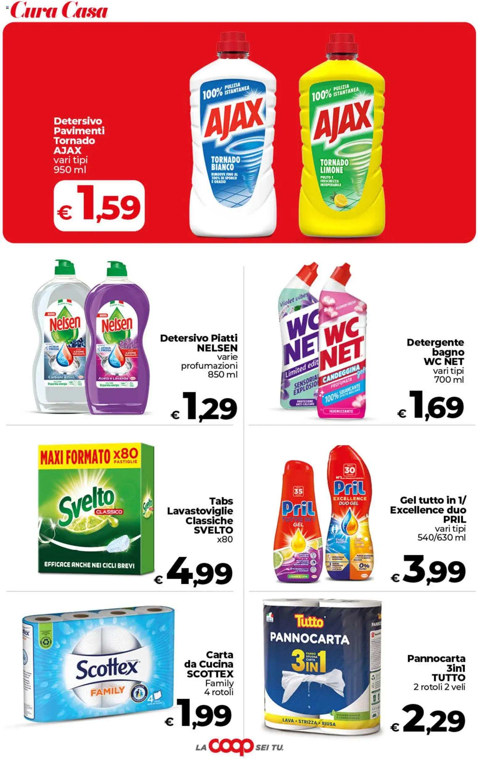 Volantino COOP del 28.04.2026 | Pagina: 41 | Prodotti: Detergente, Anticalcare, WC, Bagno