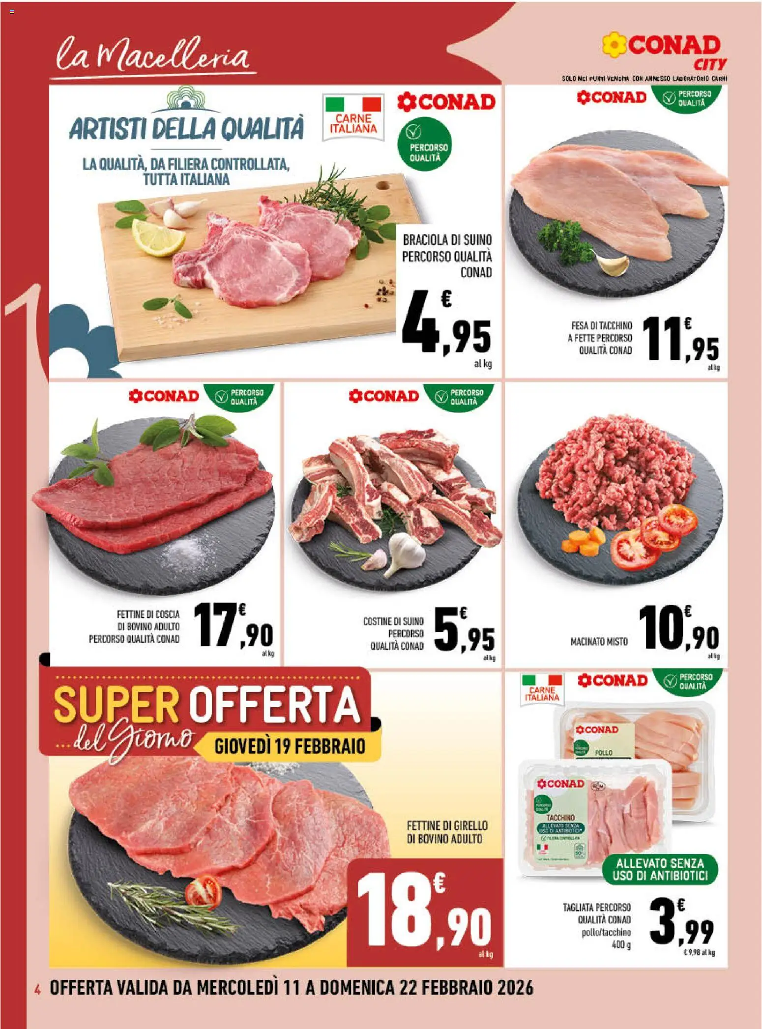 Volantino Conad del 11.02.2026 | Pagina: 4
