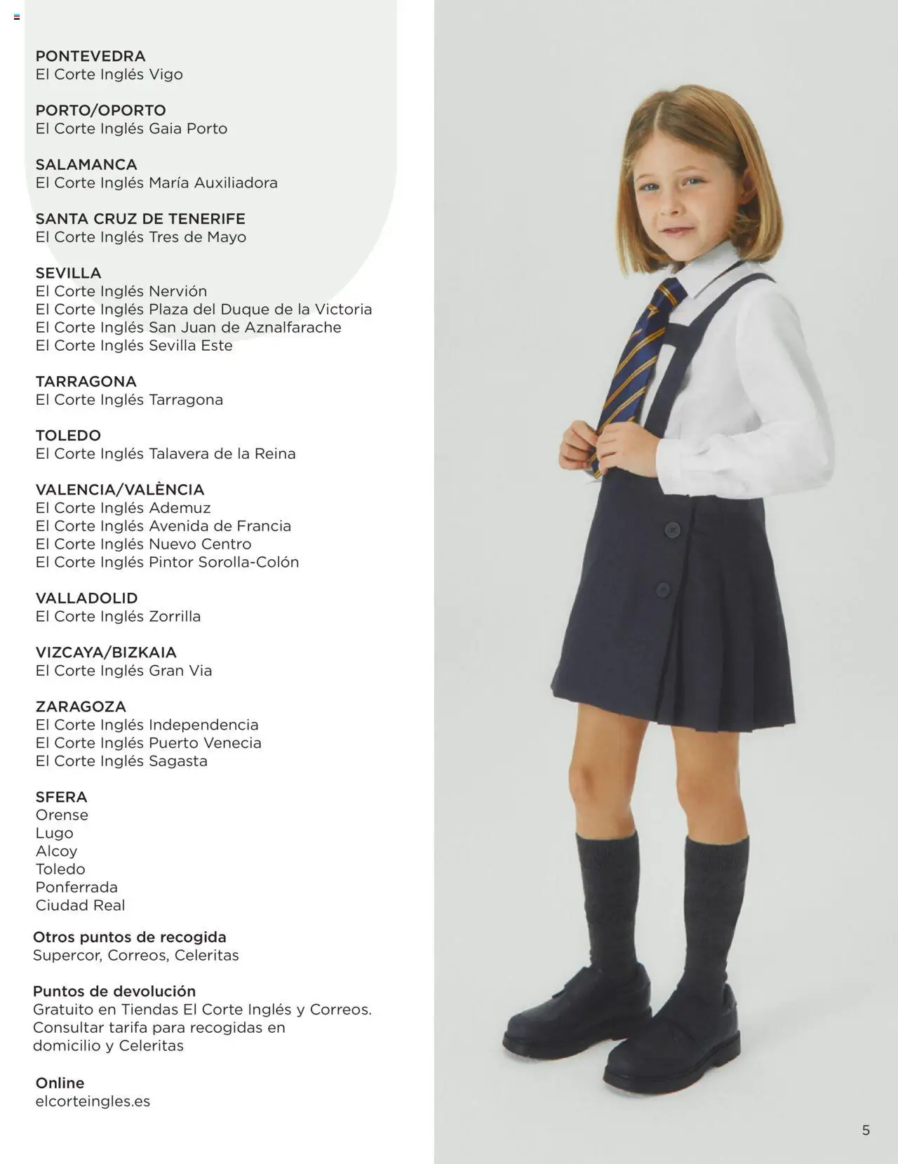 El Corte Inglés Uniformes │ válido desde el 22.04.2025 | Página: 5