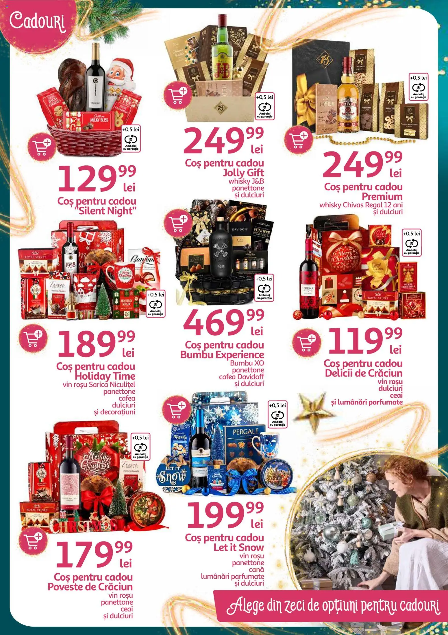 Noul catalog Auchan – valabil de la 26.11.2025 | Pagină: 31 | Produse: Coș, Cafea, Vin, Ceai