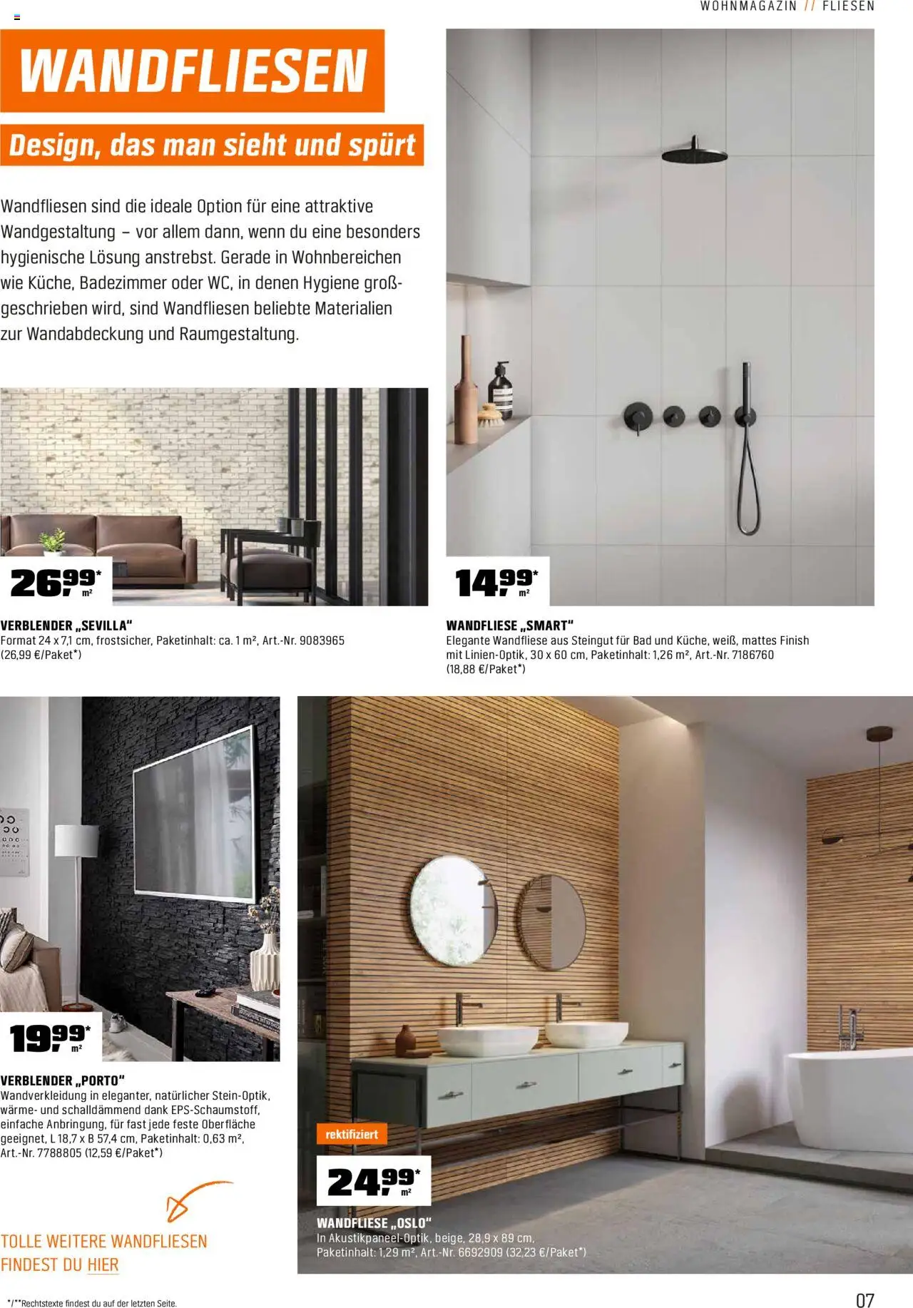 Obi  Alles für dein Zuhause – gültig ab 13.10.2025 | Seite: 7 | Produkte: Bad, Finish