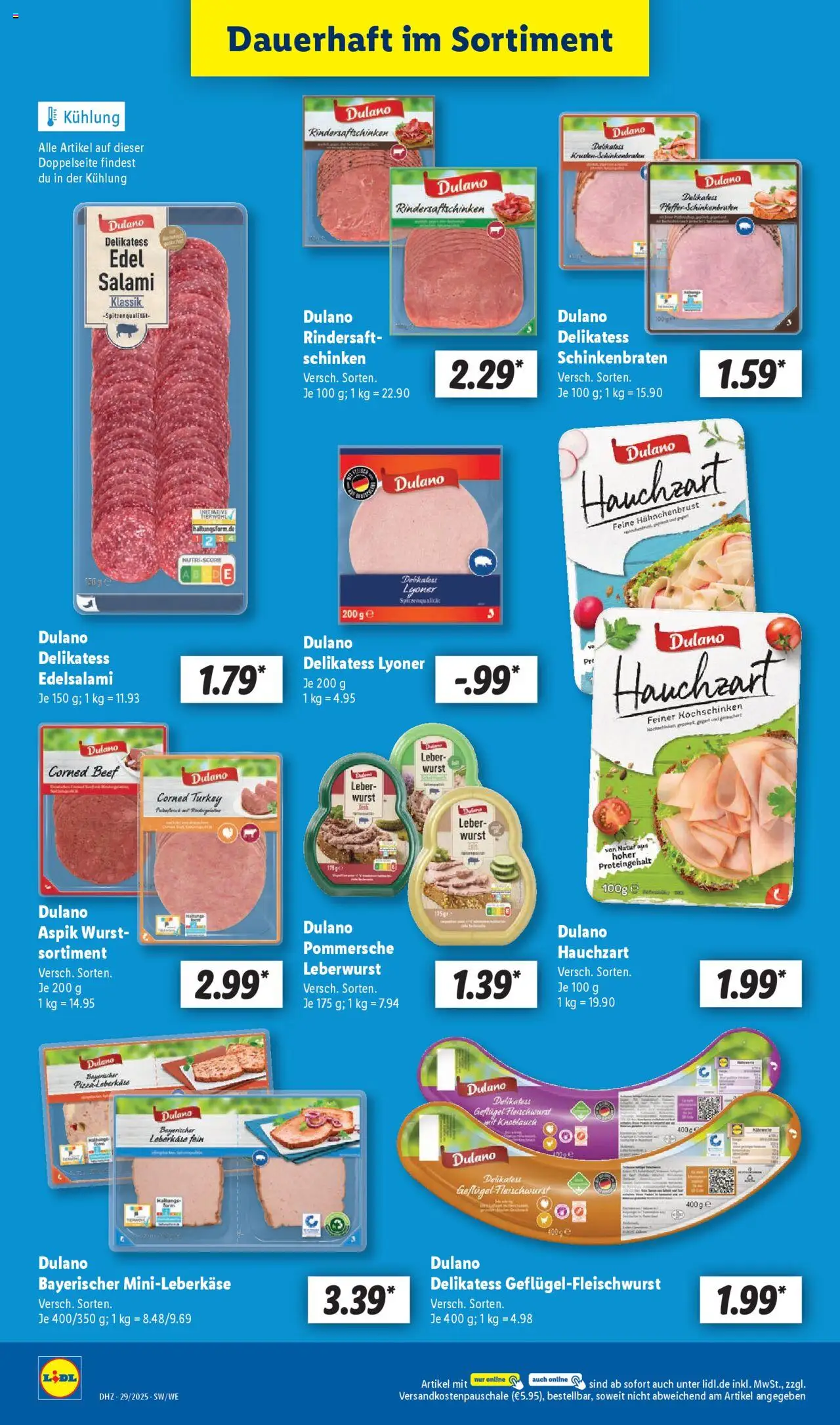 Lidl Prospekt Heppenheim - gültig ab dem 14.07.2025 | Seite: 8 | Produkte: Pfeffer, Wurst, Schinken, Leberkase