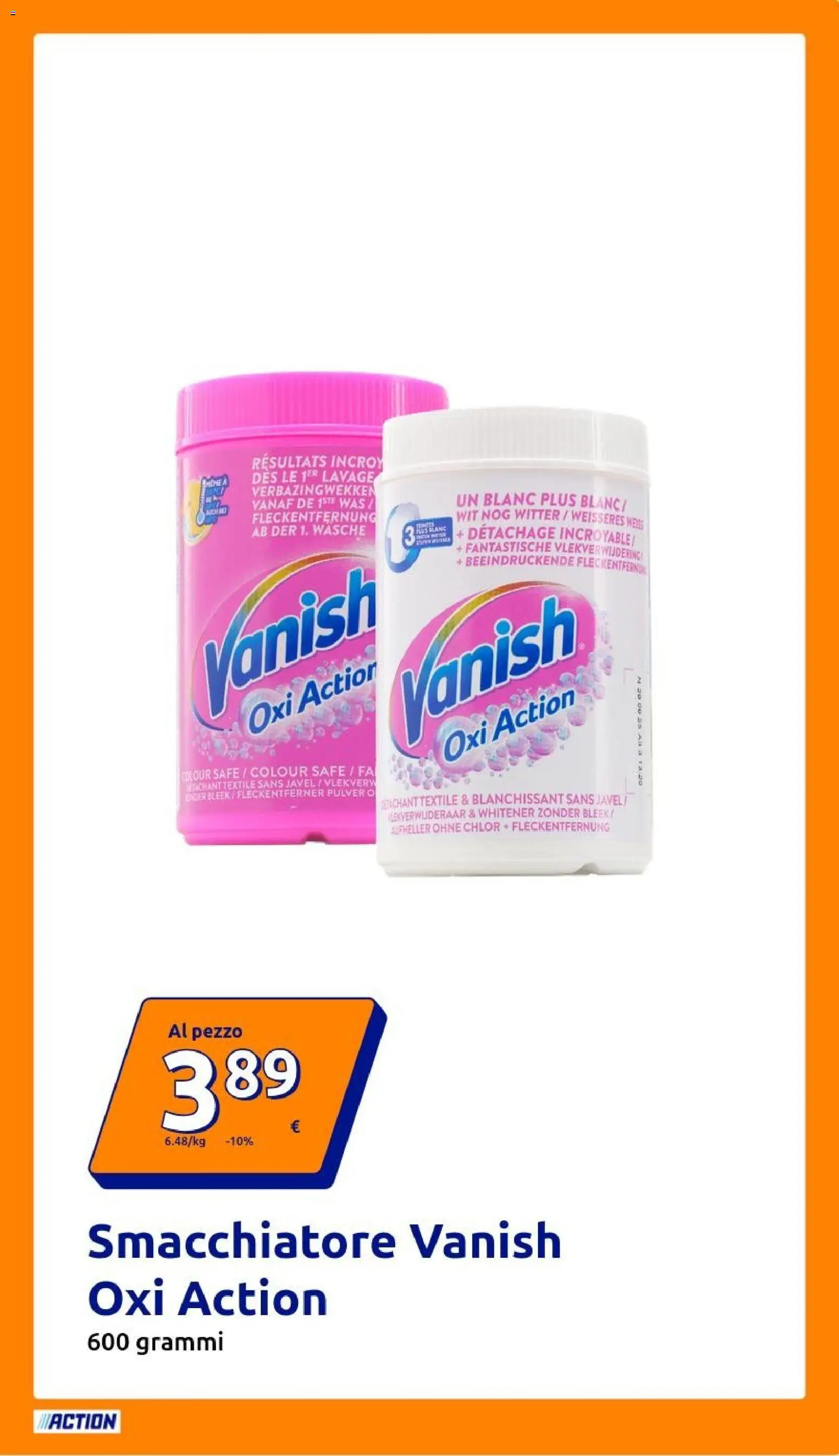 Volantino Action del 01.04.2026 | Pagina: 3 | Prodotti: Smacchiatore