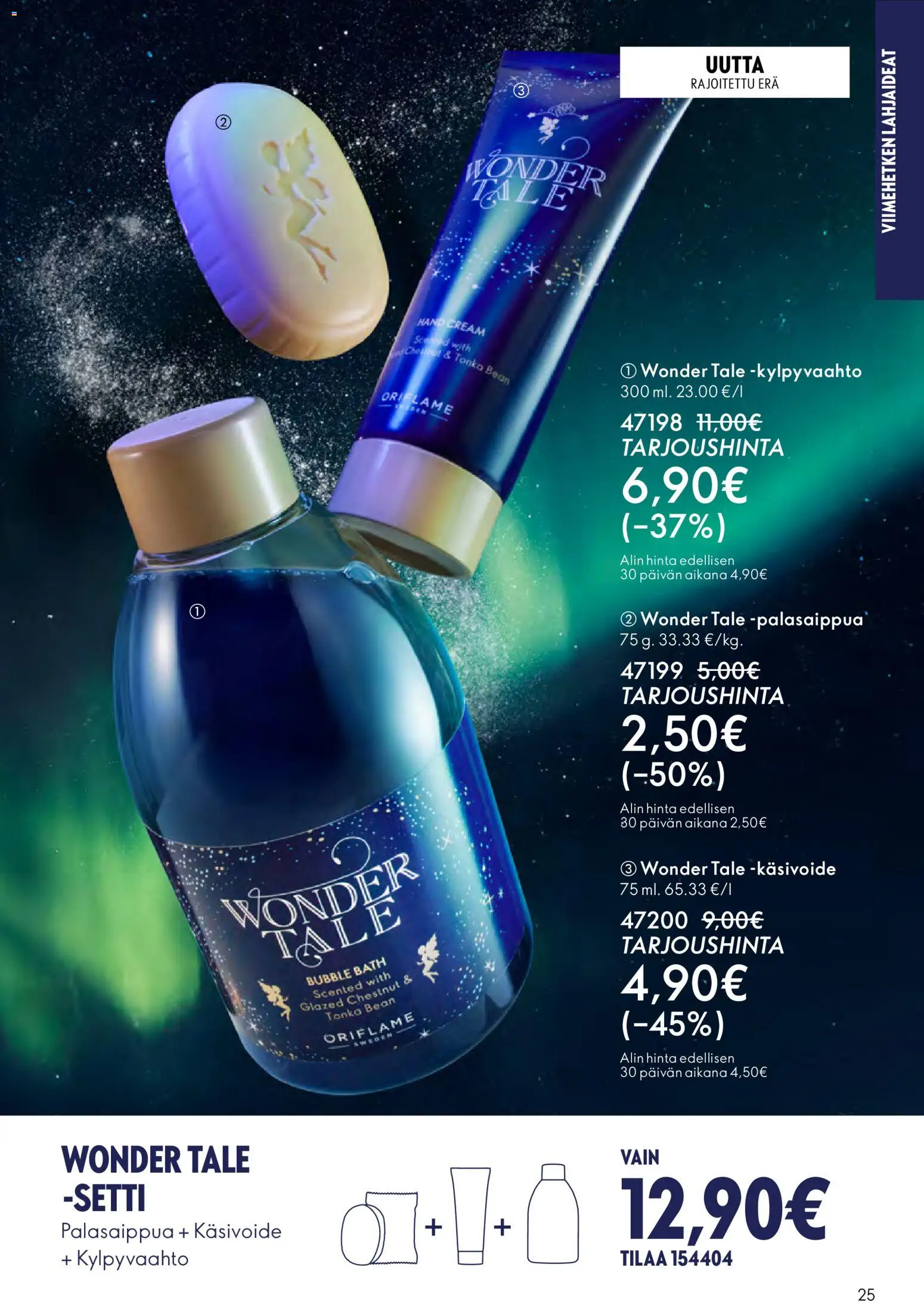 Oriflame - Esite 17 – voimassa 10.12.2025 alkaen | Sivu: 25 | Tuotteet: Käsivoide, Kylpyvaahto