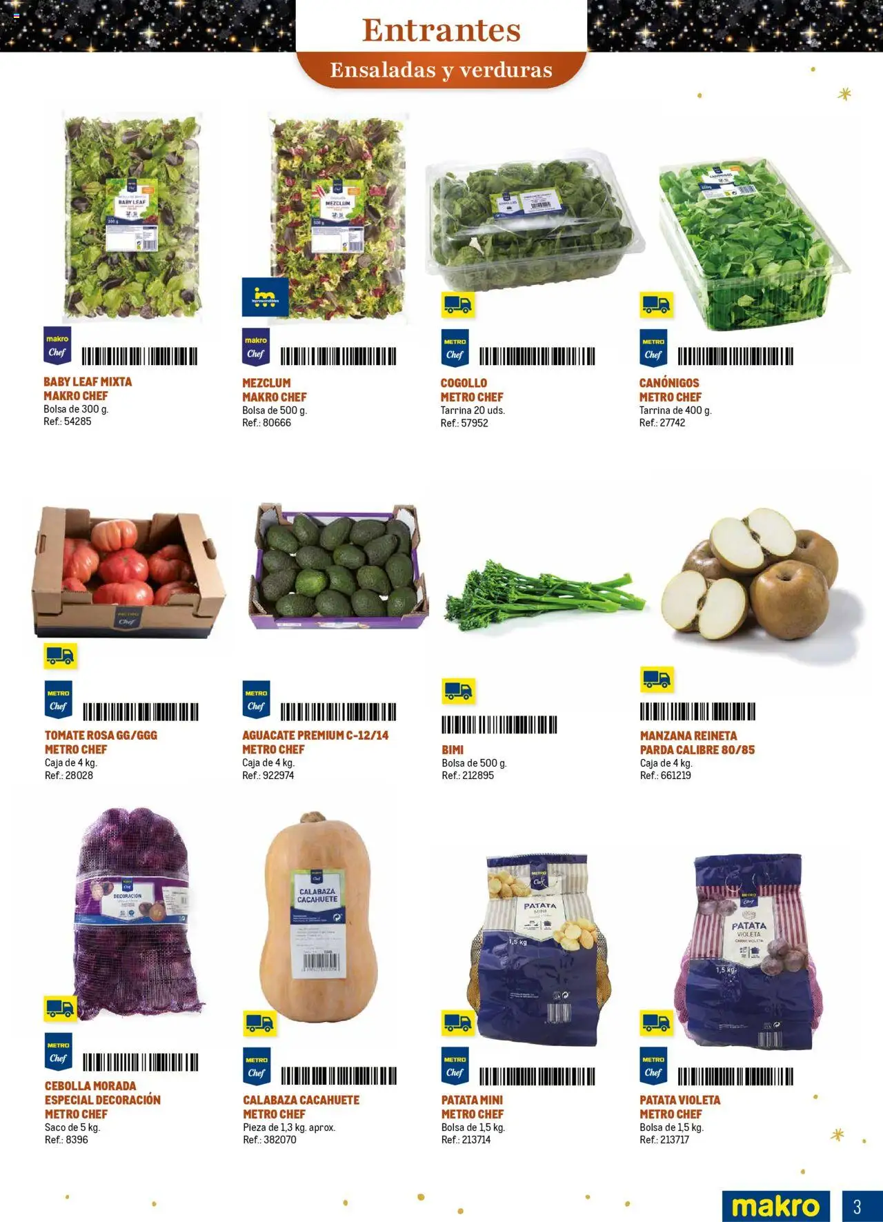 Makro - Comidas y Cenas de Navidad Prat │ válido desde el 03.10.2025 | Página: 3 | Productos: Πράσινο τσάι, Manzana, Παγωμένο τσάι, Caja