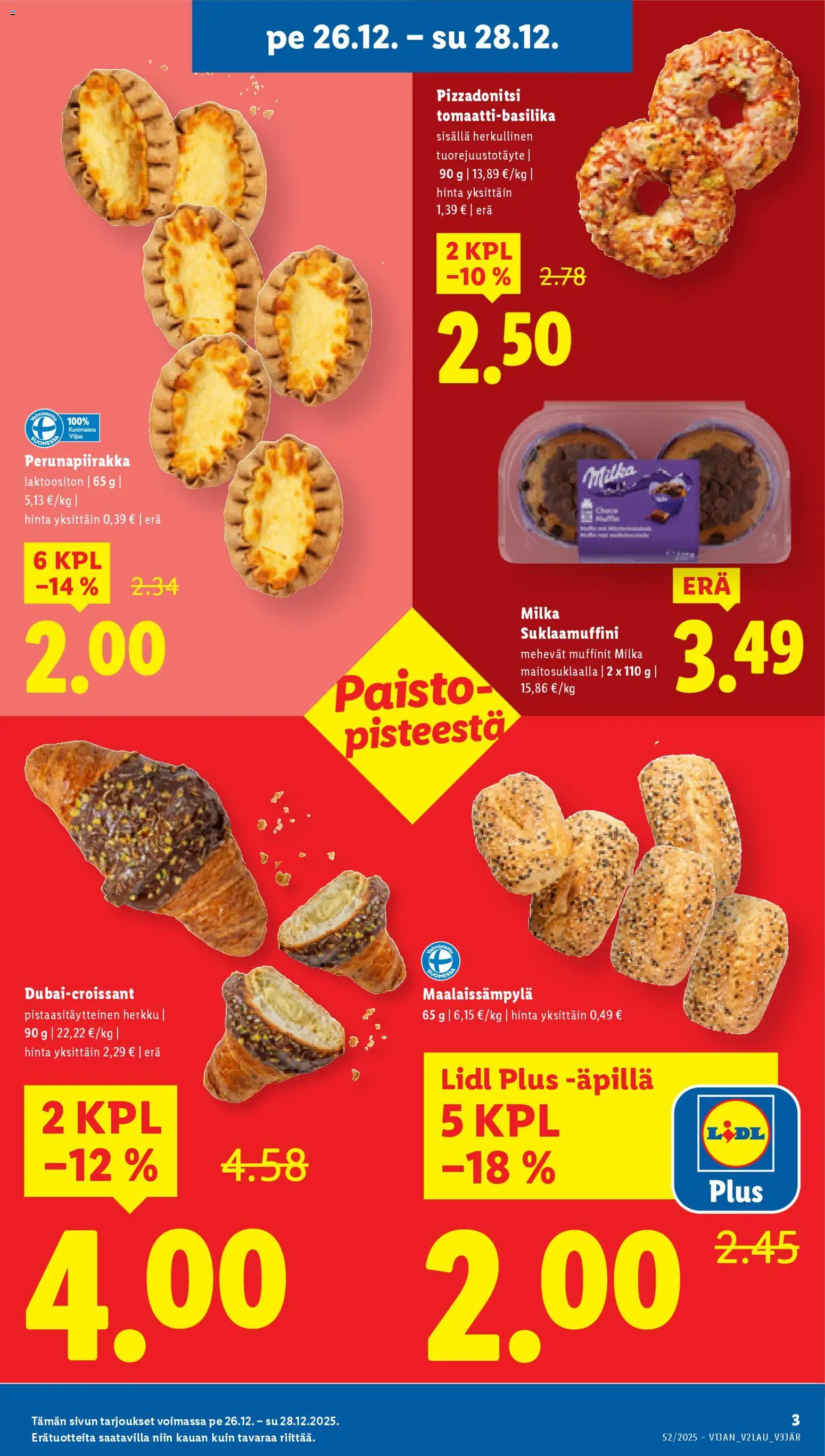 Lidl tarjoukset – voimassa 26.12.2025 alkaen | Sivu: 3