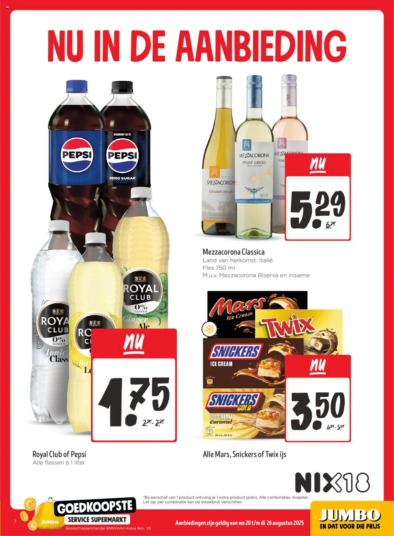  | Pagina: 7 | Producten: Mars, Twix, Snickers, Mand