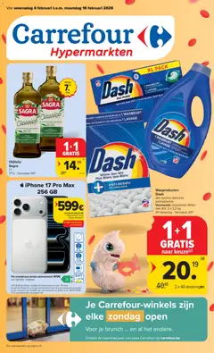 Carrefour folder week 6 - Voorbeeld van een folder van Carrefour, geldig van 04.02.2026