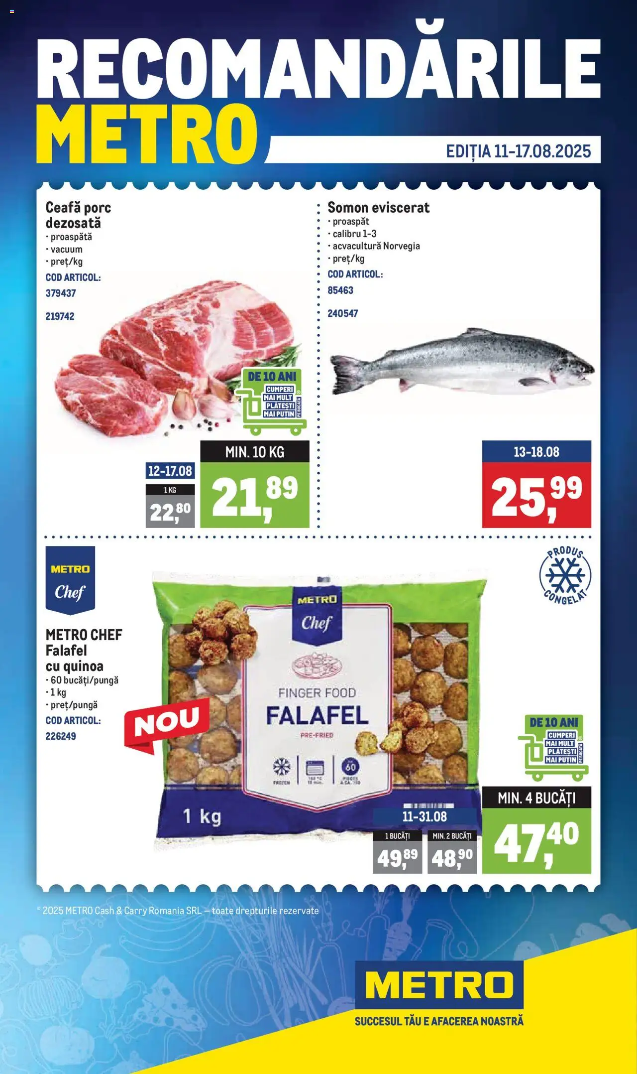 Metro catalog - Recomandările  – valabil de la 11.08.2025 | Pagină: 1