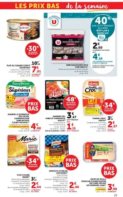 Hyper U - Prévisualisation de Hyper U catalogue valide à partir de 14.04.2026 | Page: 23 | Produits: Four, Beurre, Fromage, Pain