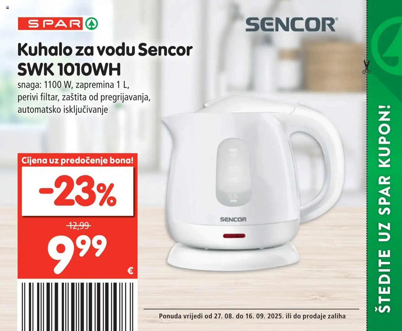 Spar katalog | vrijedi od 27.08.2025 | Stranica: 14 | Proizvodi: Kuhalo za vodu