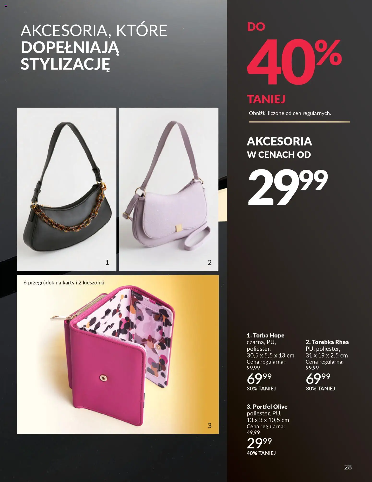 Avon Black Friday od 13.11.2025 | Strona: 28 | Produkty: Torebka, Portfel, Torba