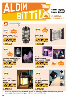 Migros Katalog - Migroskop - 26.06.2025 tarihinden itibaren geçerlidir | Sayfa: 114 | Ürünler: Lamba