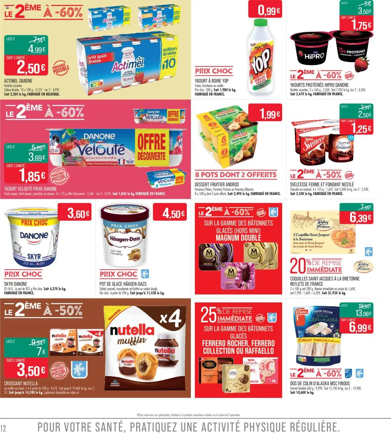  | Page: 12 | Produits: Glaces, Fraise, Framboise, Poire