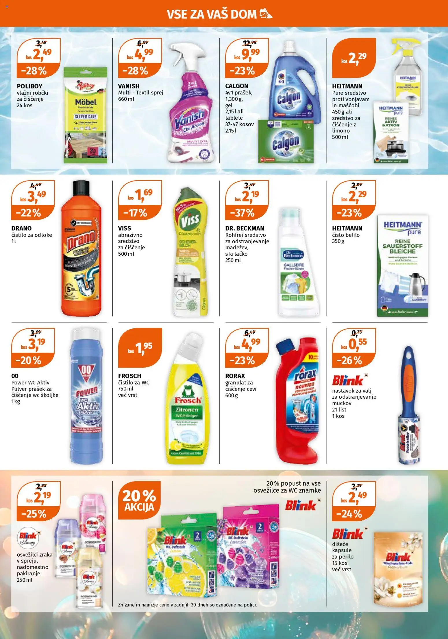 Novi Müller katalog ponudbe – veljaven od 02.03.2026 | Stran: 21 | Izdelki: Školjke, Prašek, Robčki, Kos