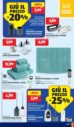 Anteprima del volantino ACCESSORI PER IL BAGNO, diversi colori disponibili valido a partire dal 02.02.2026 | Pagina: 23