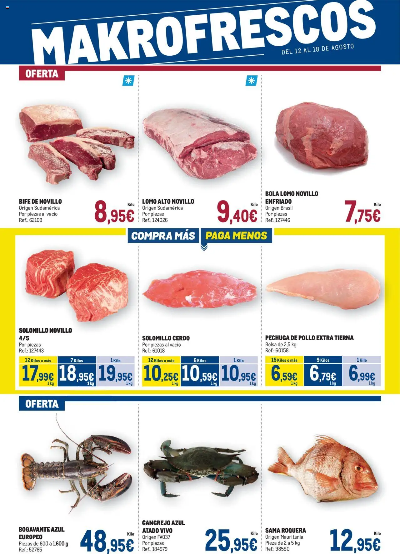 Makro - Fresco │ válido desde el 12.08.2025 | Página: 1 | Productos: Cerdo, Bolsa