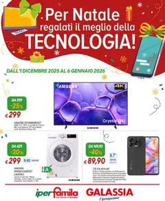 Anteprima del volantino Galassia Natale Tecnologia catalogo valido a partire dal 01.12.2025