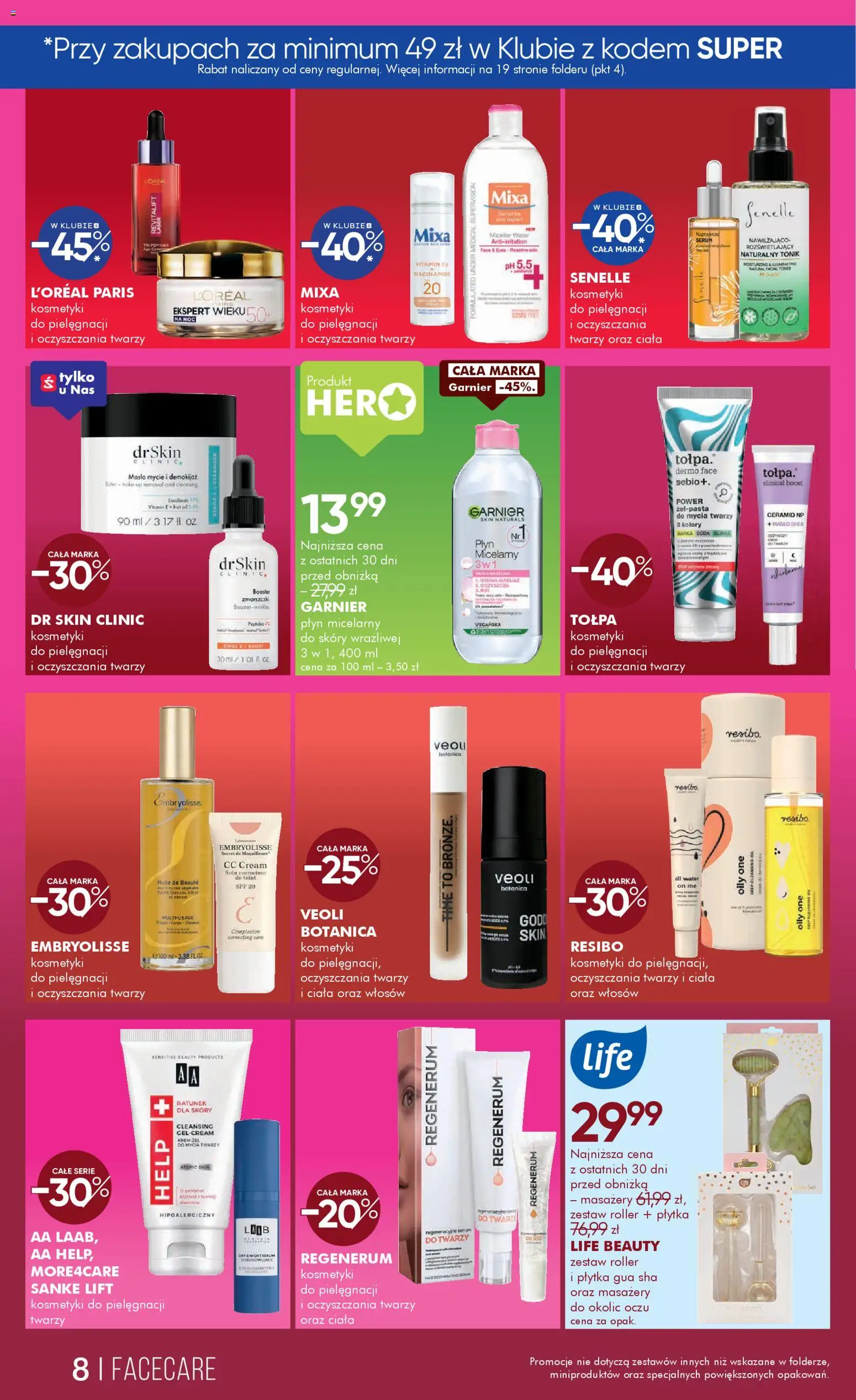 Super-pharm Gazetka od 12.12.2025 | Strona: 8 | Produkty: Toner, Masło, Krem, Serum do twarzy