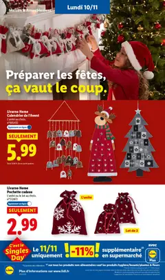 LIDL - Prévisualisation de Livarno Home Calendrier de l'Avent, L'unité au choix. valide à partir de 06.11.2025 | Page: 68