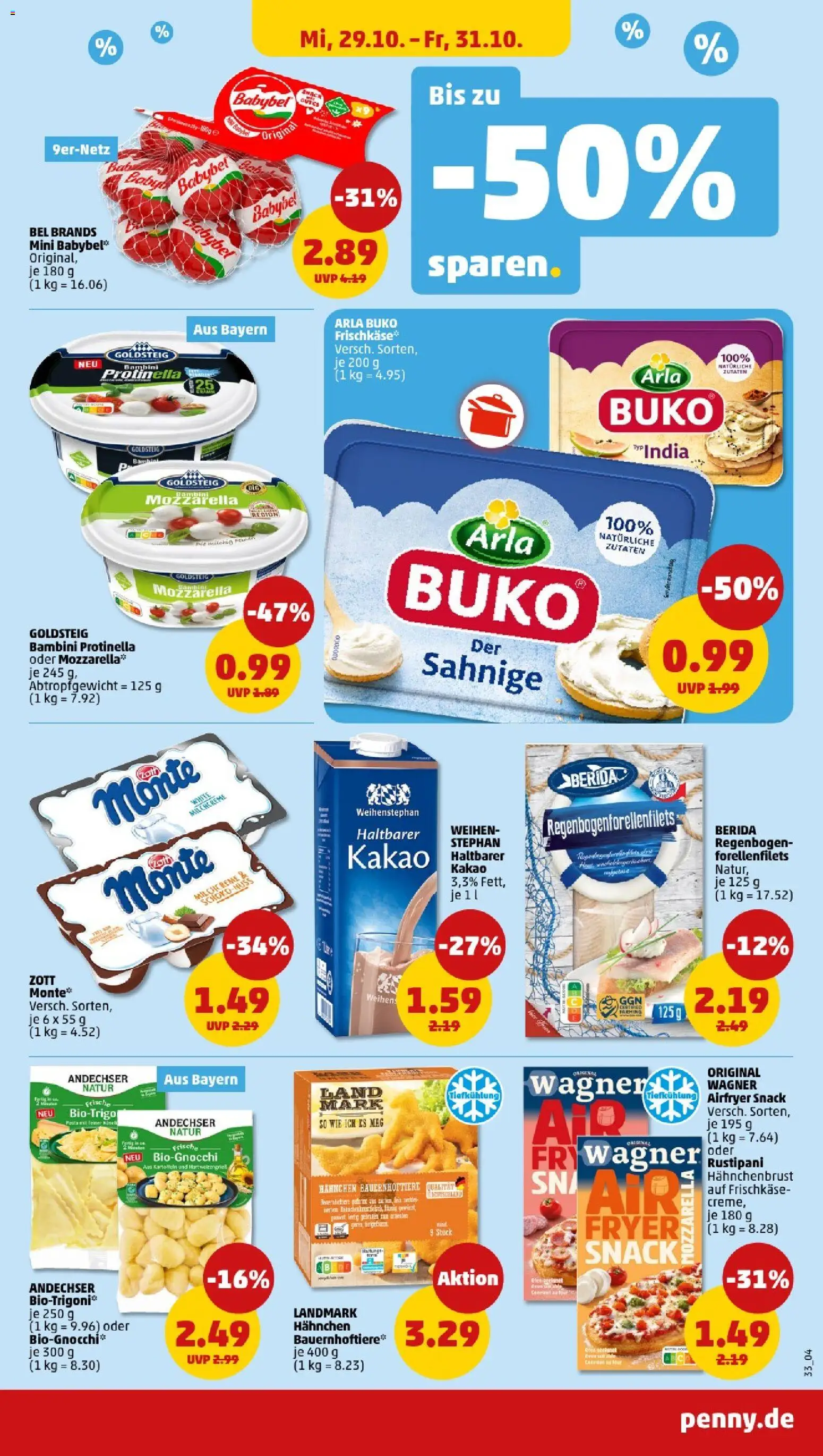 Penny - Bayern  – gültig ab 27.10.2025 | Seite: 35 | Produkte: Kartoffeln, Pasta, Babybel, Hahnchenbrust