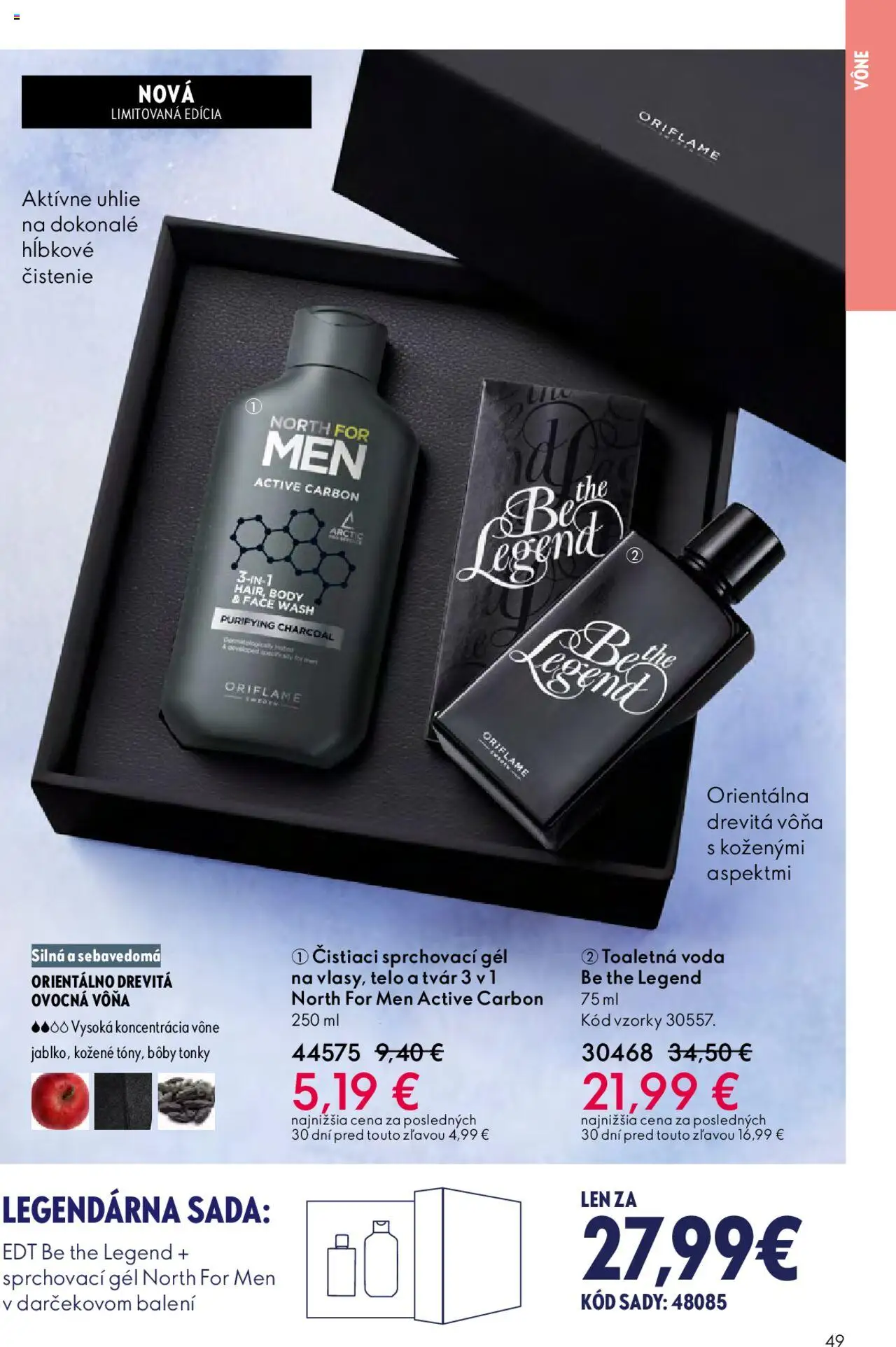 Nové Oriflame akcie – leták je platný od 12.11.2025 | Strana: 49 | Produkty: Toaletná voda, Voda