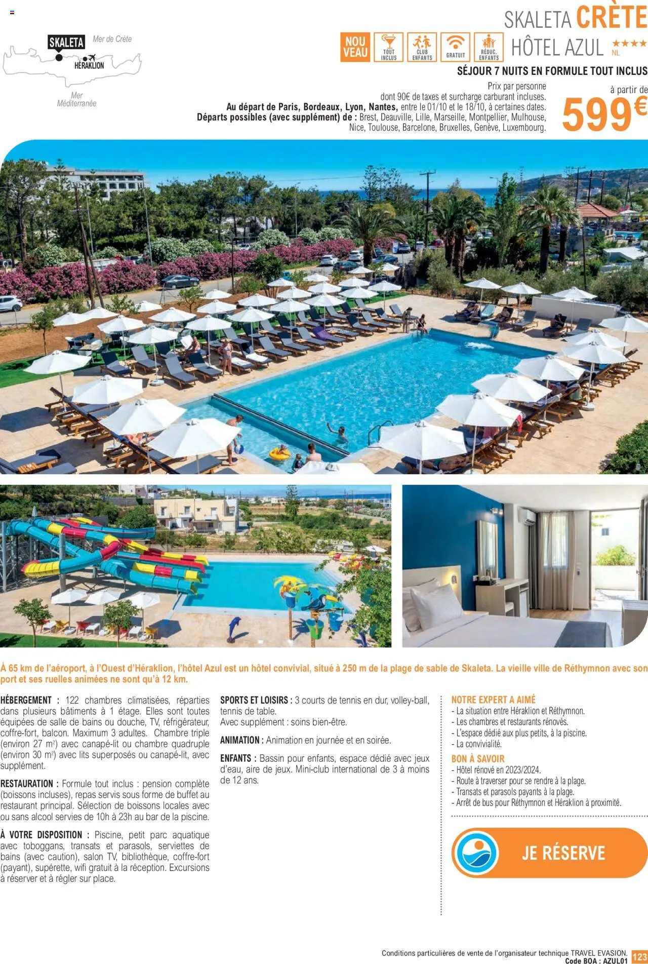  | Page: 123 | Produits: Alcool, Crête, Buffet, Jeux