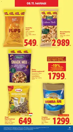 Lidl akciós ujság - amely érvényes a következő dátumtól: 07.08.2025 | Oldal: 61