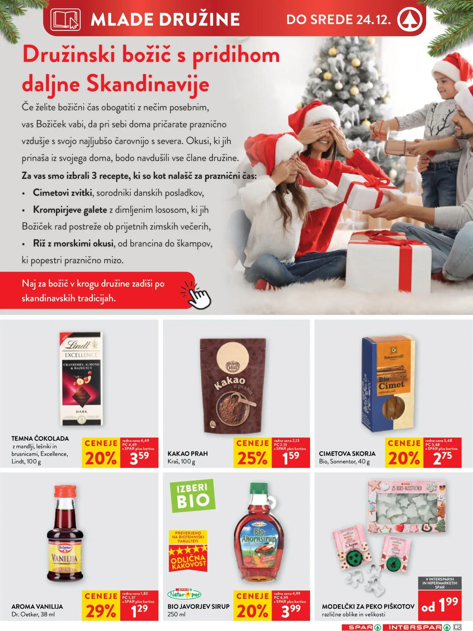 Novi Spar katalog ponudbe – veljaven od 17.12.2025 | Stran: 29 | Izdelki: Sirup, Cokolada, Riz