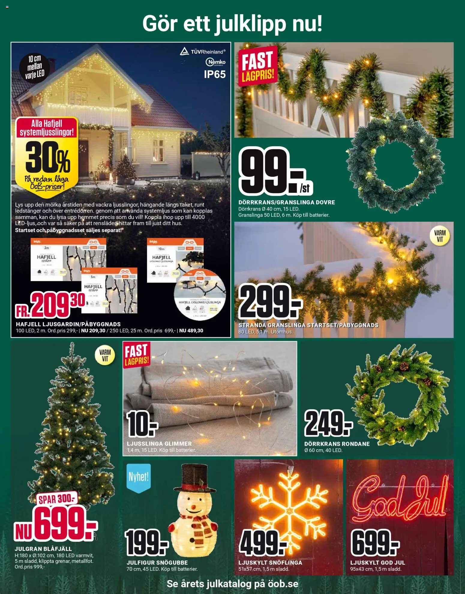 ÖoB reklamblad aktuell från 10.11.2025 | Sida: 4 | Produkter: Sladd, Ljusslinga