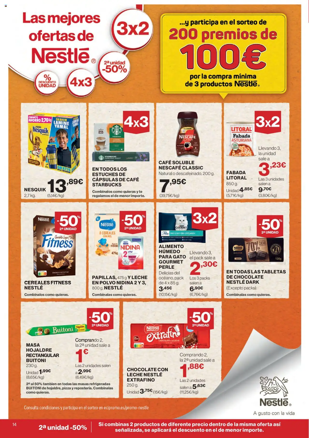 Supercor folleto │ válido desde el 25.09.2025 | Página: 14 | Productos: Polvo, Leche, Cereales, Té