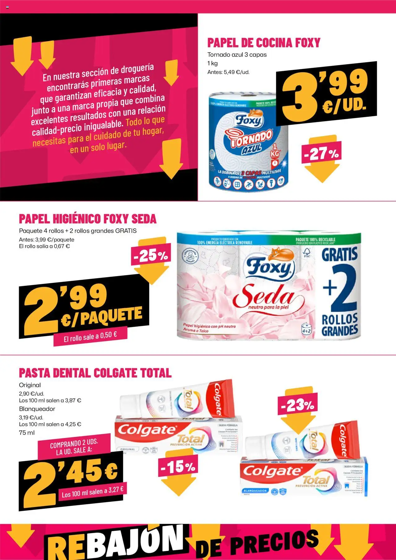 AhorraMas folleto │ válido desde el 18.09.2025 | Página: 18 | Productos: Pasta dental, Papel higienico, Pasta, Cocina