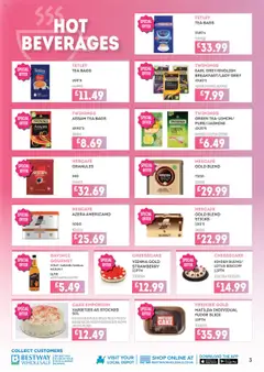 Preview of Bestway - All deals in one place, tailored for catering businesses. valid from 10.10.2025 | Page: 3 | Products: Tea, Fudge, Cake, Strawberry