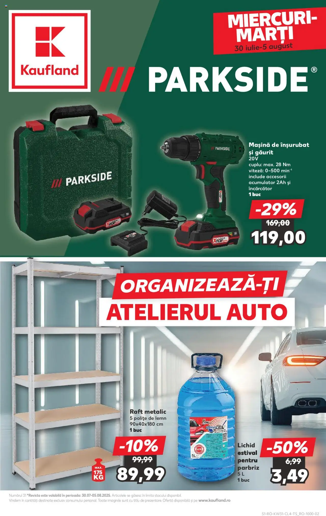 Catalog Kaufland - București – valabil de la 30.07.2025 | Pagină: 1 | Produse: Încărcător, Raft