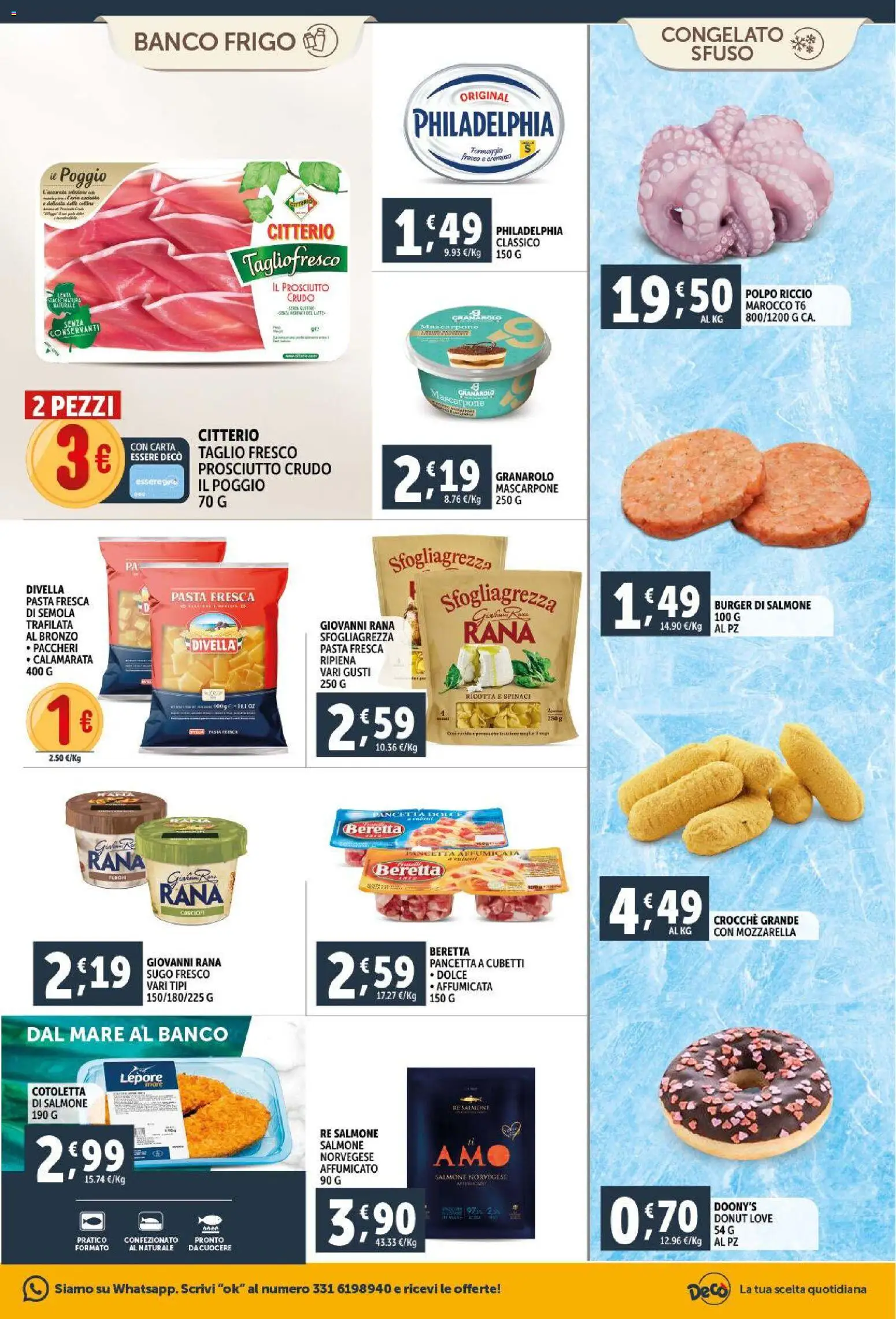 Volantino Decò del 11.02.2026 | Pagina: 7 | Prodotti: Pancetta, Pasta, Paccheri, Sugo