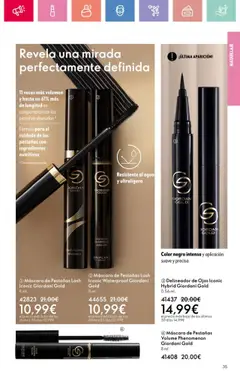Oriflame - Catálogo Campaña 10 │ válido desde el 13.07.2025 | Página: 35 | Productos: Maquillaje, Máscara, Delineador de ojos, Delineador